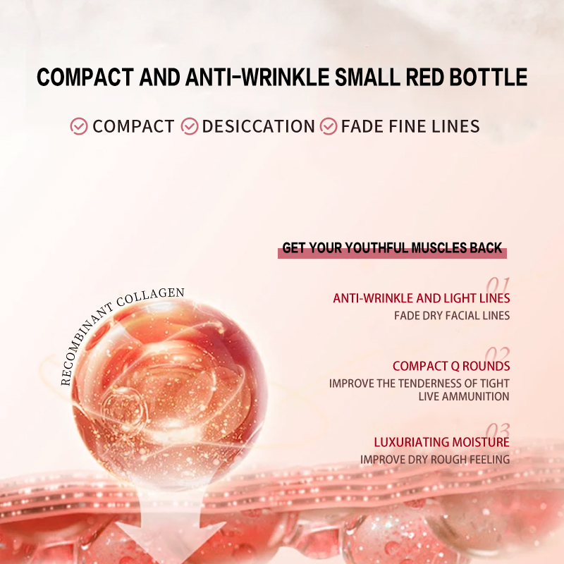 Aging Anti Wrinkle Face Collagen Serum Best Organic Glow Vitamin C Serum for Face