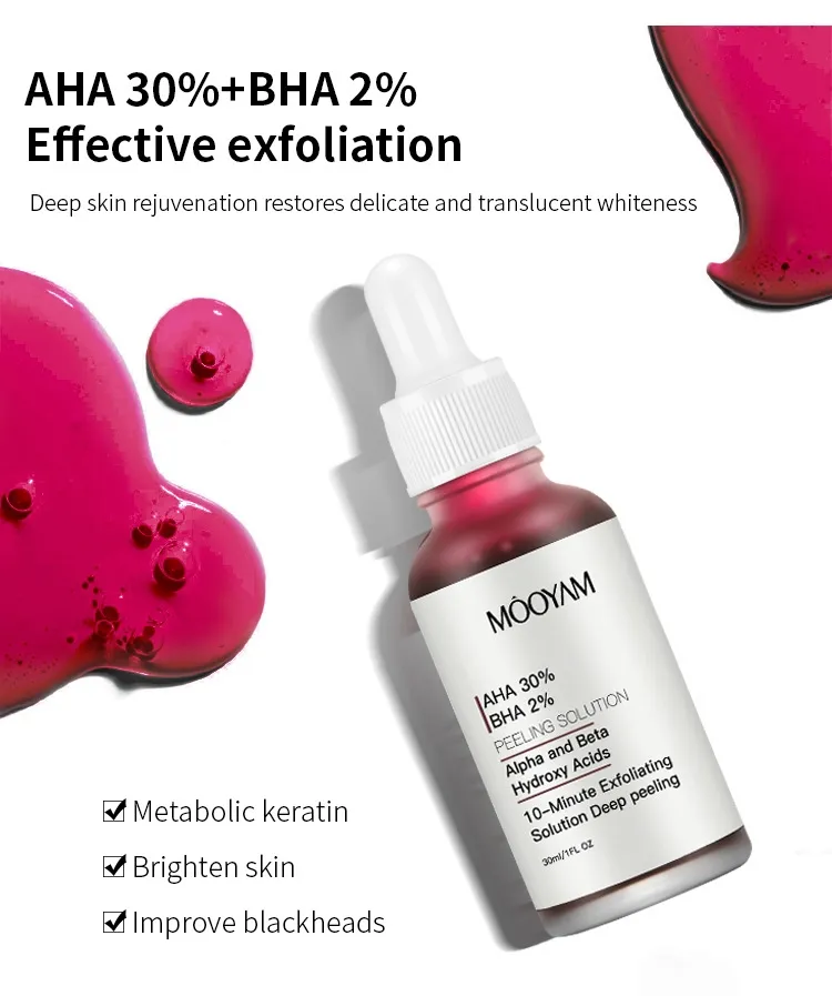Exfoliating Face Serum Shrink Pores Skin Care Products Hydrating Face Glowing Serum