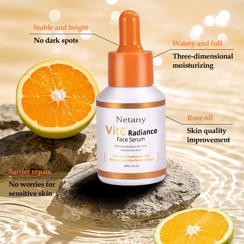 Vitamin C Face Serum Hydrating &amp; Moisturizing Skin Care for Radiant Complexion Anti-Aging Formula Suitable for All Skin Types