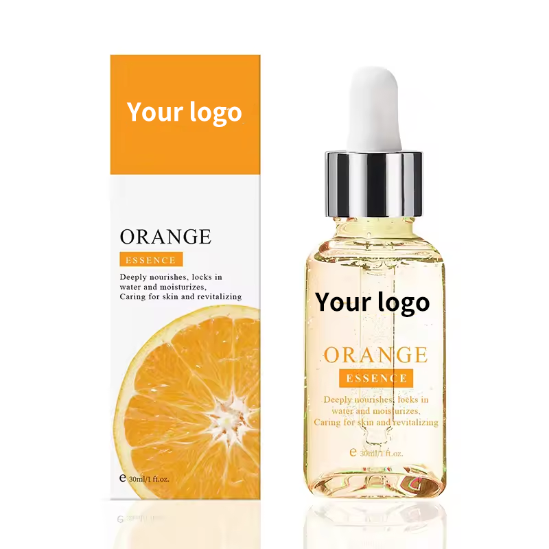 Organic Vitamin C Serum with Hyaluronic Acid Anti-Aging Brightening Moisturizer for Acne-prone Skin OEM/ODM