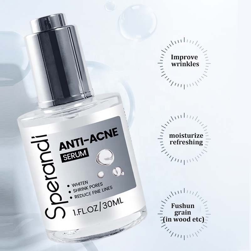 Oem Natural Herbal Facial Black Head Dark Spot Remover Pore Shrinking Skin Care Azelaic Acid Anti Acne Face Serum