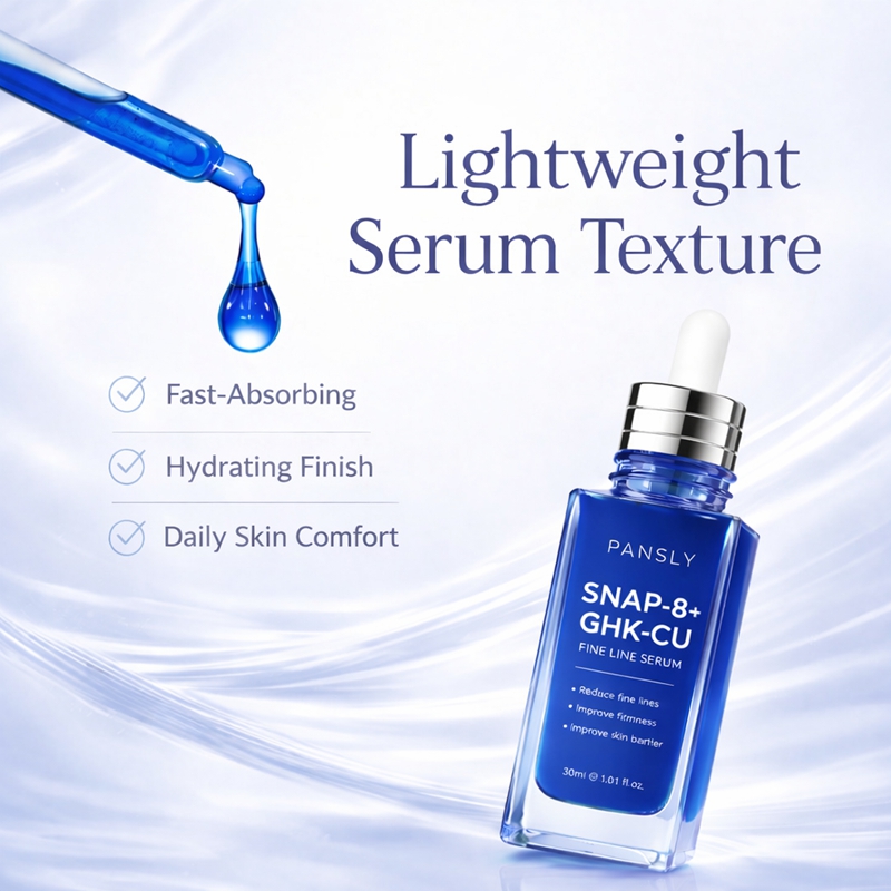 Private Label GHK-CU SNAP-8 Copper Peptide Anti Wrinkle Face Serum Firming Hydrating Barrier Repair Facial Serum