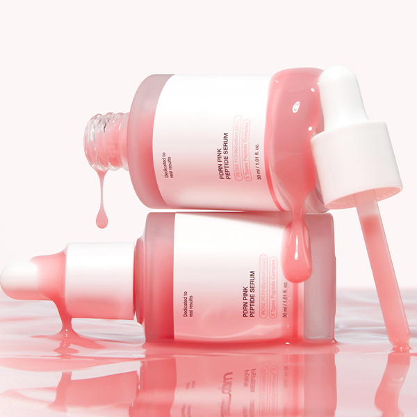 Private Label PDRN Pink Peptide Serum Niacinamide Hydrate Moisturize Firming Uneven Skin Tone Facial Serums for Dark Spot Skin