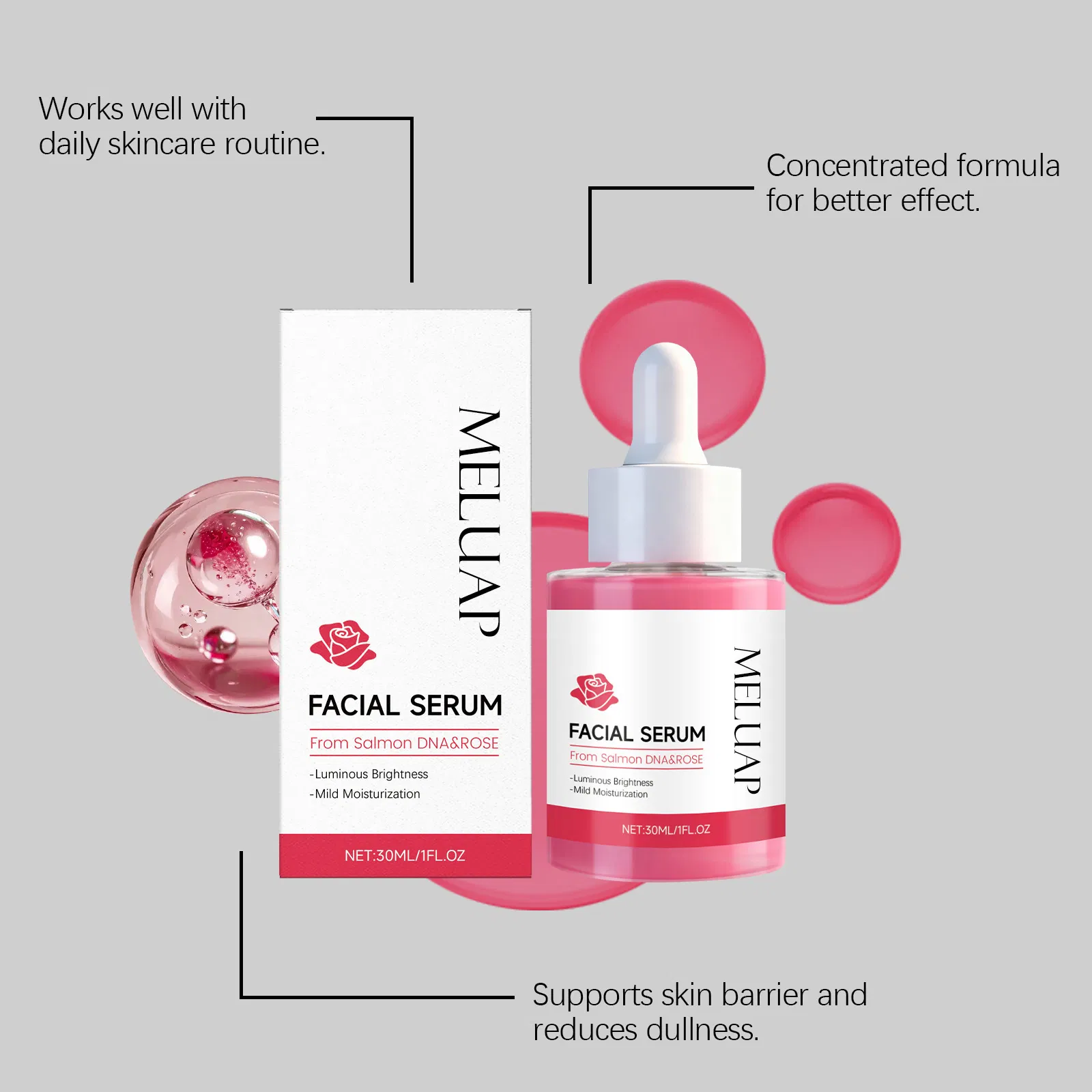OEM Niacinamide Txa Dark Spot Correcting Serum Whitenin Repairing Essence Reduce Wrinkles Shrink Pores Face Serum