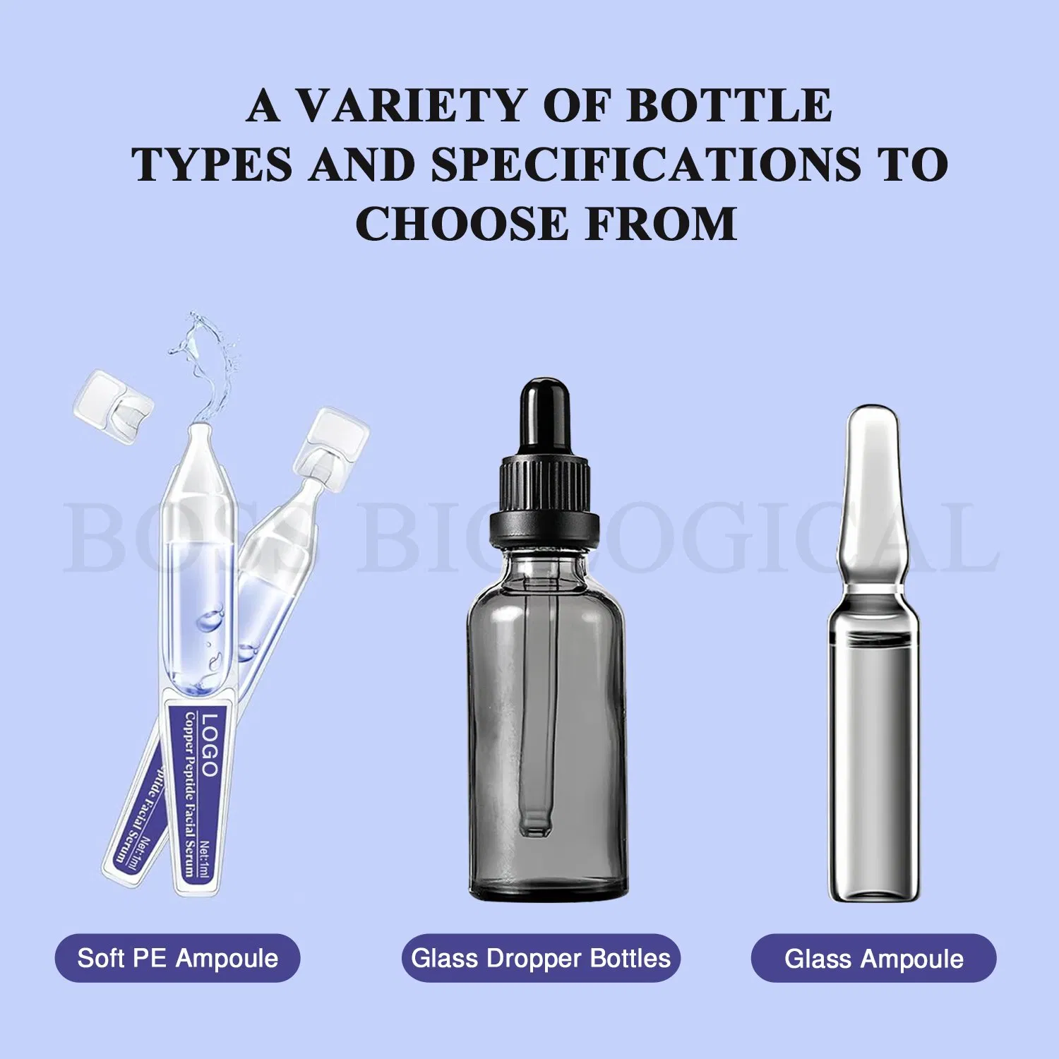 Private Label Anti-Aging and Repairing for Sensitive Skin Blue Copper Peptide Serum
