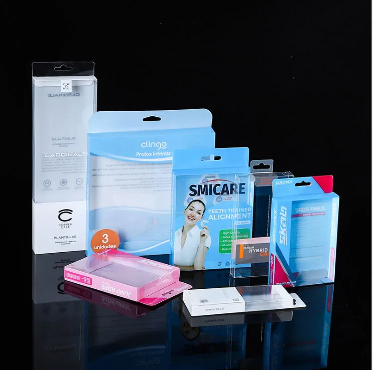 Gift folding plastic box structures