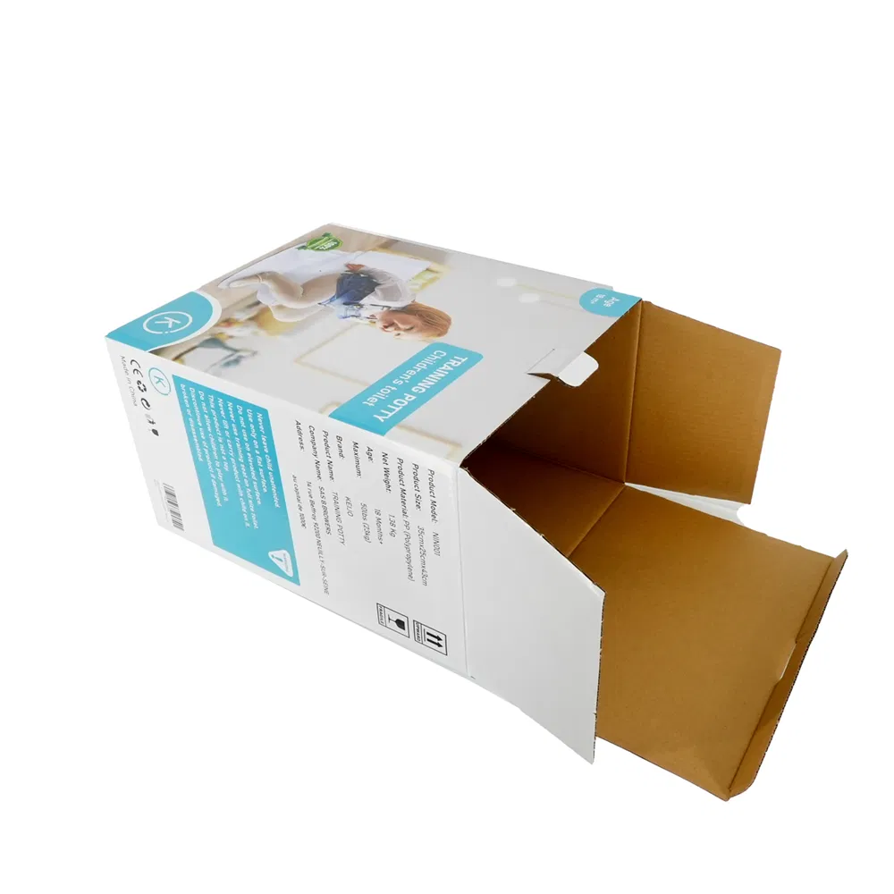 2024 Hot Selling Corrugated Paper Children's Toilet Toy Packaging Box Retail Box