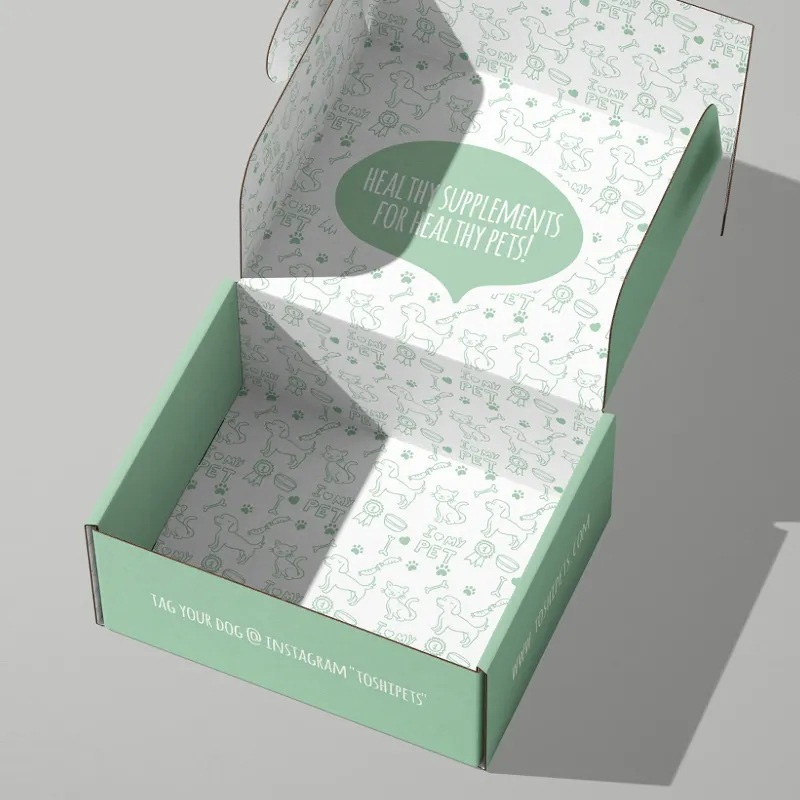 Printed Cardboard Corrugated Custom Boxes with logo Packaging