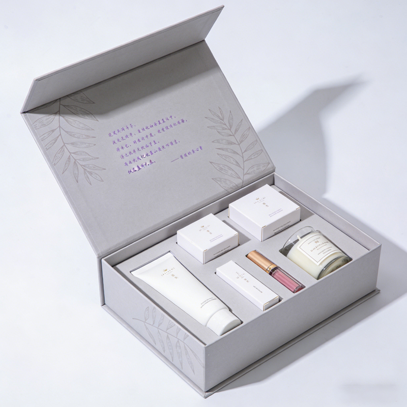 Luxury Custom Storage Paper Box White Black Recycled Cardboard High End Matt Lamination Cosmetic Rigid Gift Box