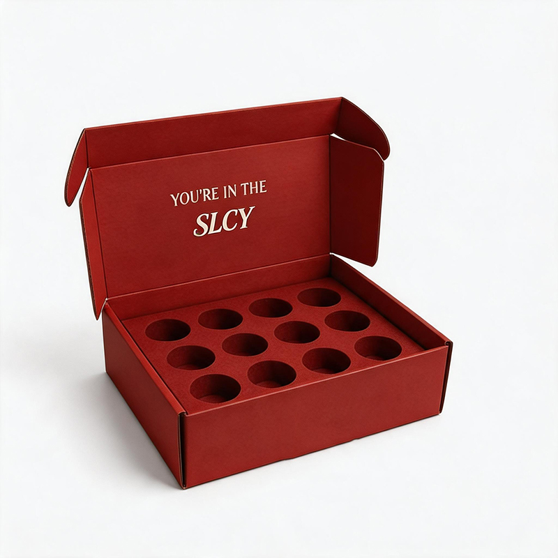 Free Design Recyclable Printed Foldable E-commerce Packaging Custom Box with Logo Corrugated Shipping Paper Box with Dividers