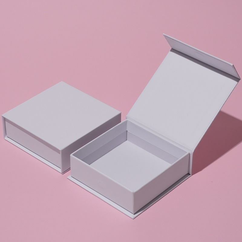 Wholesale Custom Rigid Flip Top Paper Box Packaging with Hinged Lid for Luxury Gifts Retail Display Corporate Branding and Promotional Use