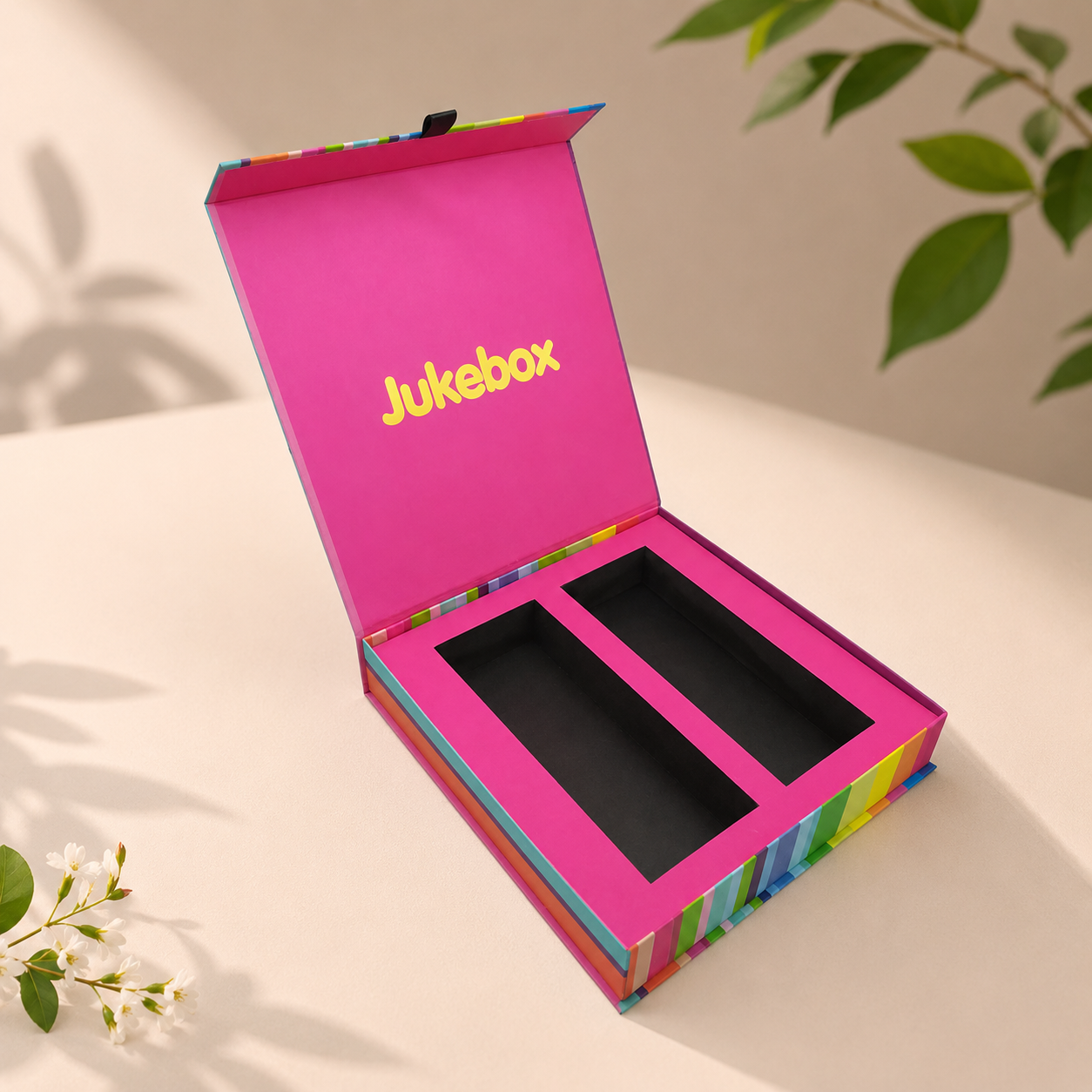 Custom Colorful Folding Gift Box Luxury Magnetic Paper Packaging Box with Ribbon Pull