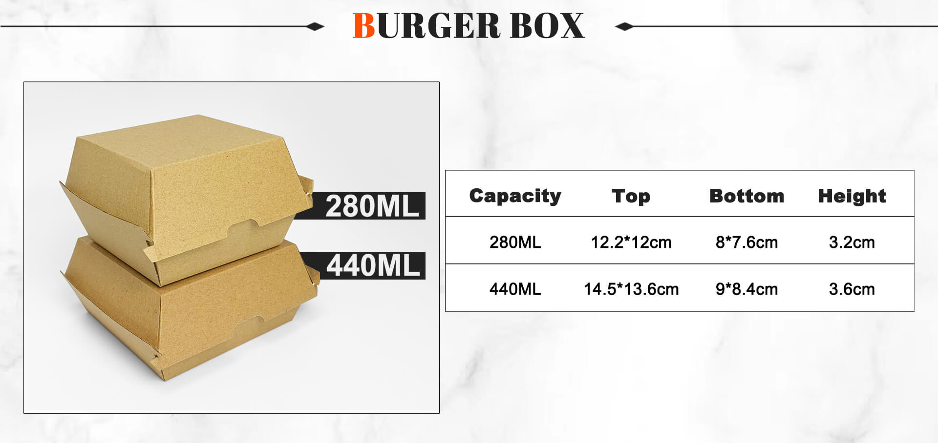Disposable Packaging Waterproof 2 Two Compartments Fast Food Tray Kraft Rectangular Paper Salad Food Box with PET Lid