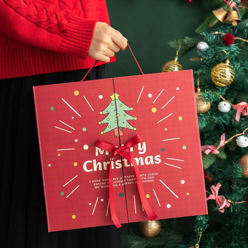 Custom Empty Advent Calendar 24 Day Cosmetic Packaging Box Luxury Magnetic Closure Christmas Advent Calendars Gift Boxes