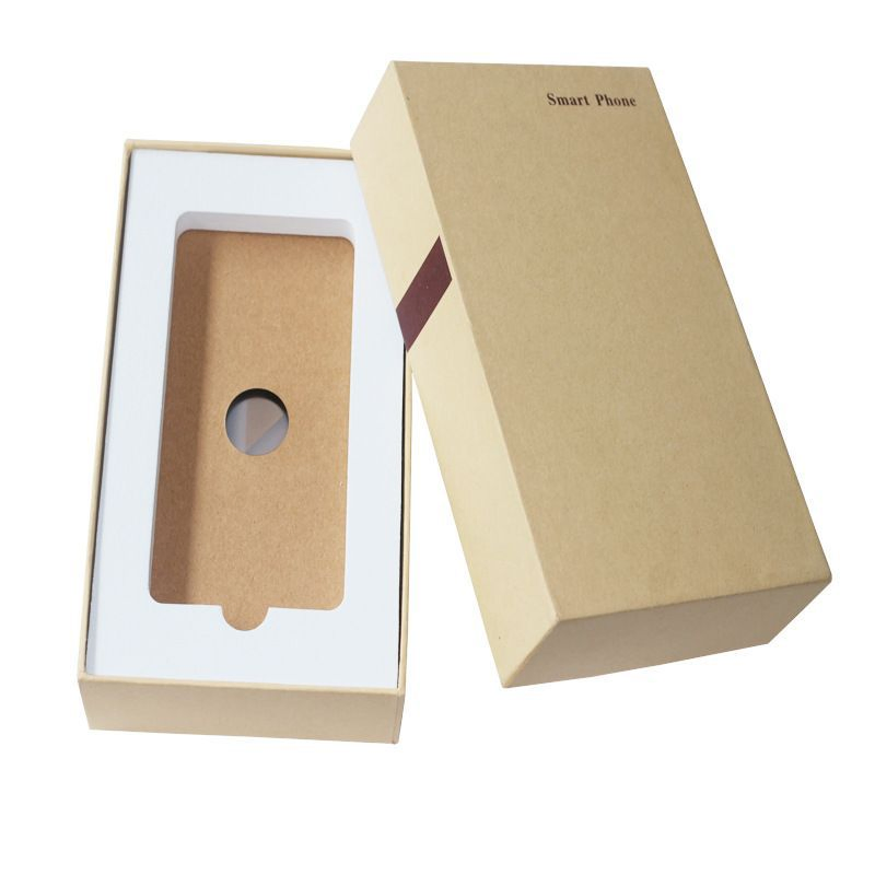 Luxury Factory Custom Cell Phone Packing Paper Boxes Cardboard Black Retail Mobile Phone Cover Mobile Phone Case Packaging Box
