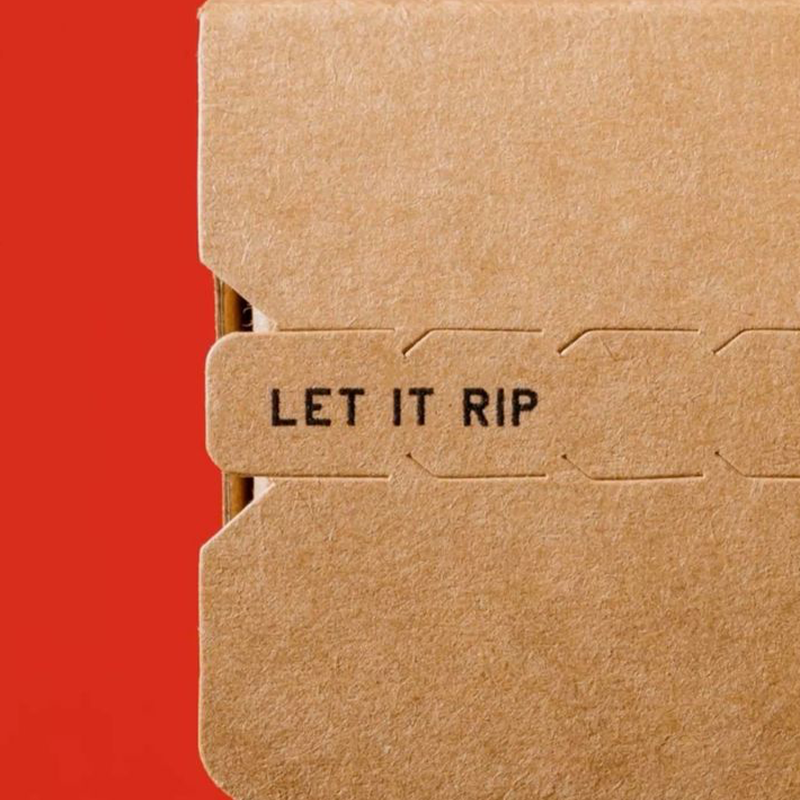 Corrugated packaging box