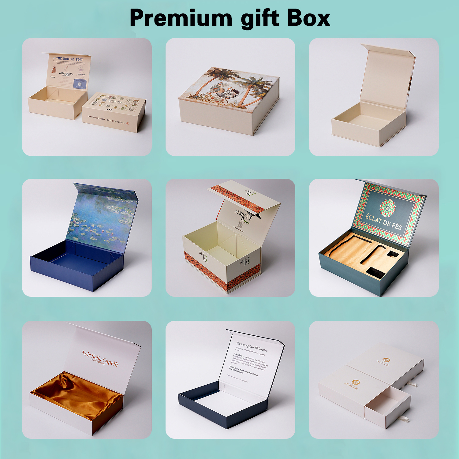 Recycled Custom Logo Folding Weddings Souvenirs Gift Packaging Box Hard Cardboard Magnetic Close Gift Box