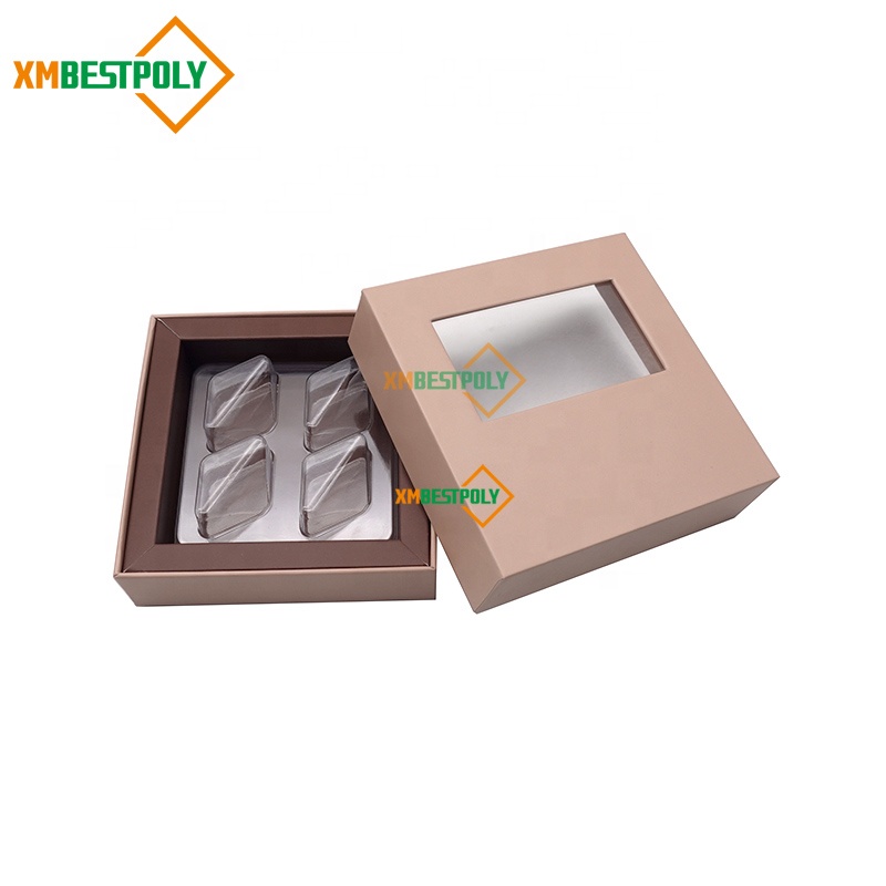 Handmade Chocolate Gift Box | Rigid Cardboard with Clear Window | Premium Packaging for Sweets