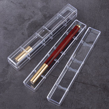 Cheap Promotional Gift Clear Transparent Pen Box for One Picec Acrylic Display Crystal Pen Rectangle Parking Case
