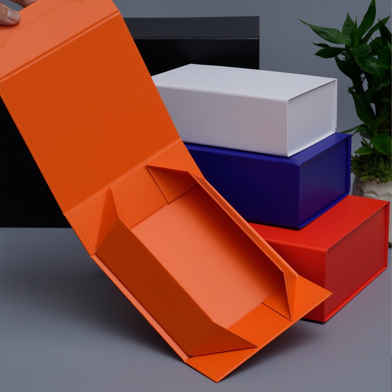 Luxury Premium Custom-Made Foldable Cardboard Magnetic Book Boxes for Luxurious Gift Presentation