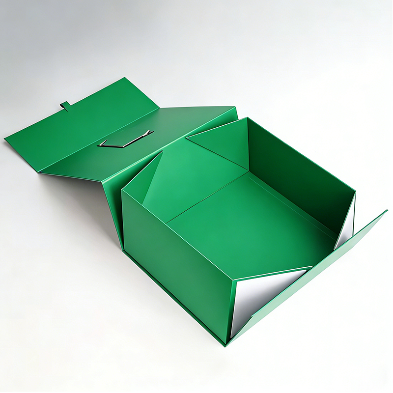 Elegant Gift Boxes Magnetic Closure Folding Flip Lid High-end Cardboard Rigid Foldable Gifts Paper Box for Packaging