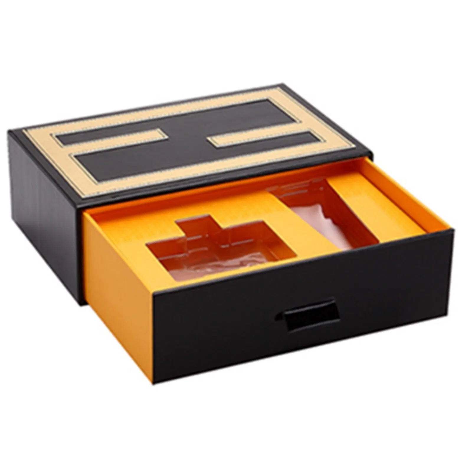 Retail-Ready Biodegradable Flip-Top Cosmetic Packaging Box Cardboard Gift Box Drawer Box