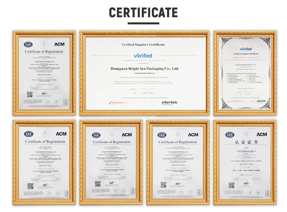 Certificates
