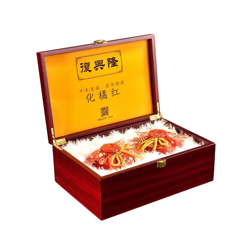 Luxury Box Leather Carrying Case Wine Wood Wine Gift Box