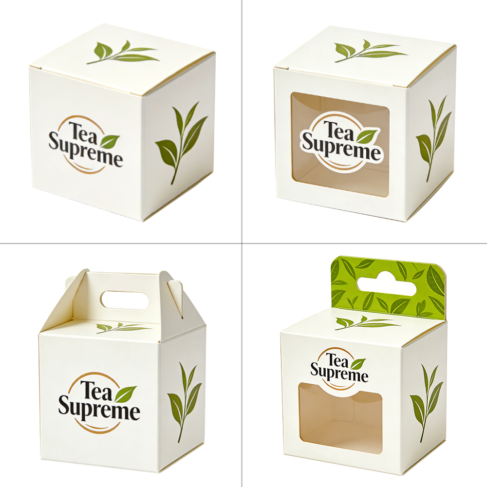Custom Coated Paper Handmade Gift Box Folding Packaging Box for Tea Coffee Candy Jewelry Gift Packaging