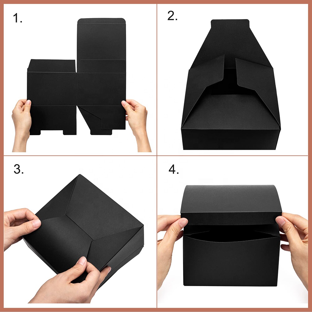 Manufacturer Customizable Exquisite Business Gift Boxes Ribbon Bow Packaging Gift Paper Box With Transparent Window