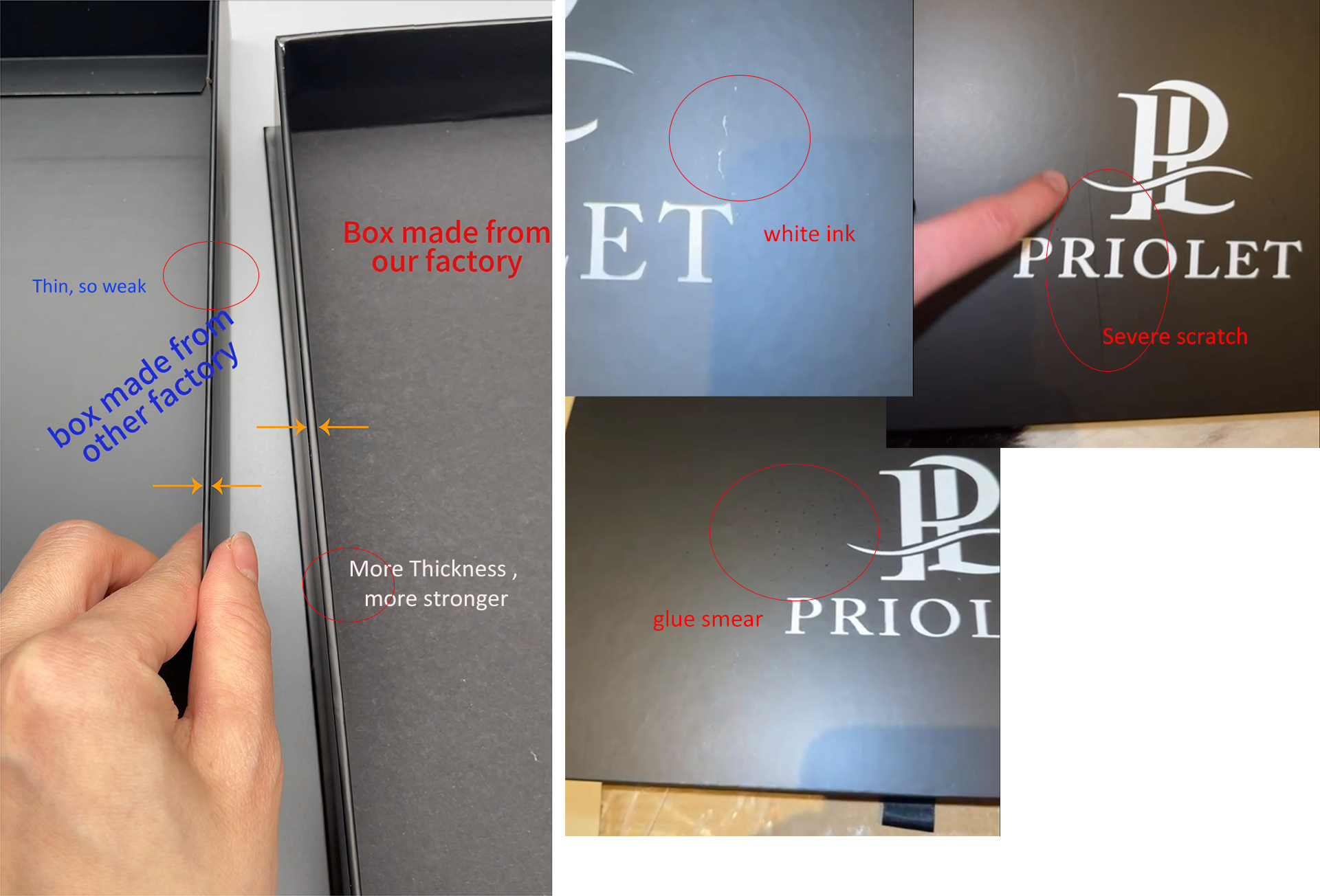 Differences Quality Between Our Box and Other's
