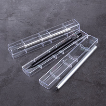 Cheap Promotional Gift Clear Transparent Pen Box for One Picec Acrylic Display Crystal Pen Rectangle Parking Case