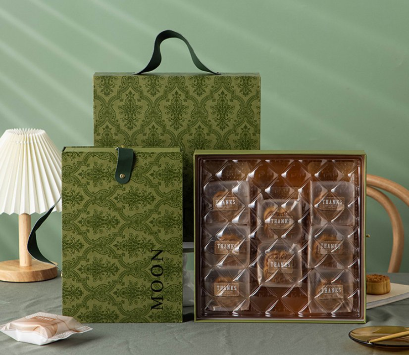 Chinese Factory Promotional Custom Cookies Bread Food Mooncake Cake Cup Kraft Paper Chocolate Sweet Truffle Lunch Packaging Gift Carton Box