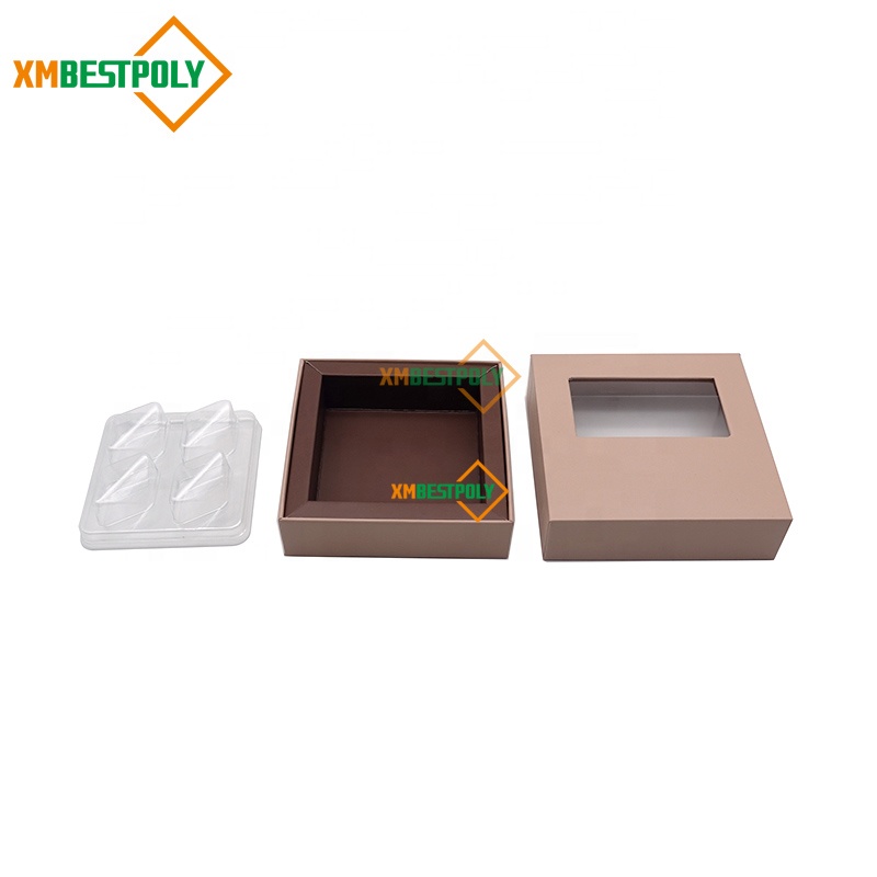 Handmade Chocolate Gift Box | Rigid Cardboard with Clear Window | Premium Packaging for Sweets