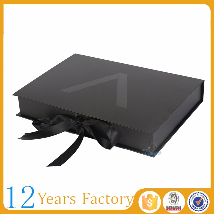 Elegant Paper Box with Ribbon Detail