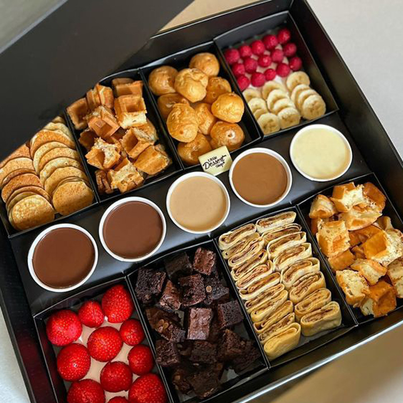 Unique Wholesale Party Chocolate Favorite Box Grazing Box Catering Packaging Platter Food Box