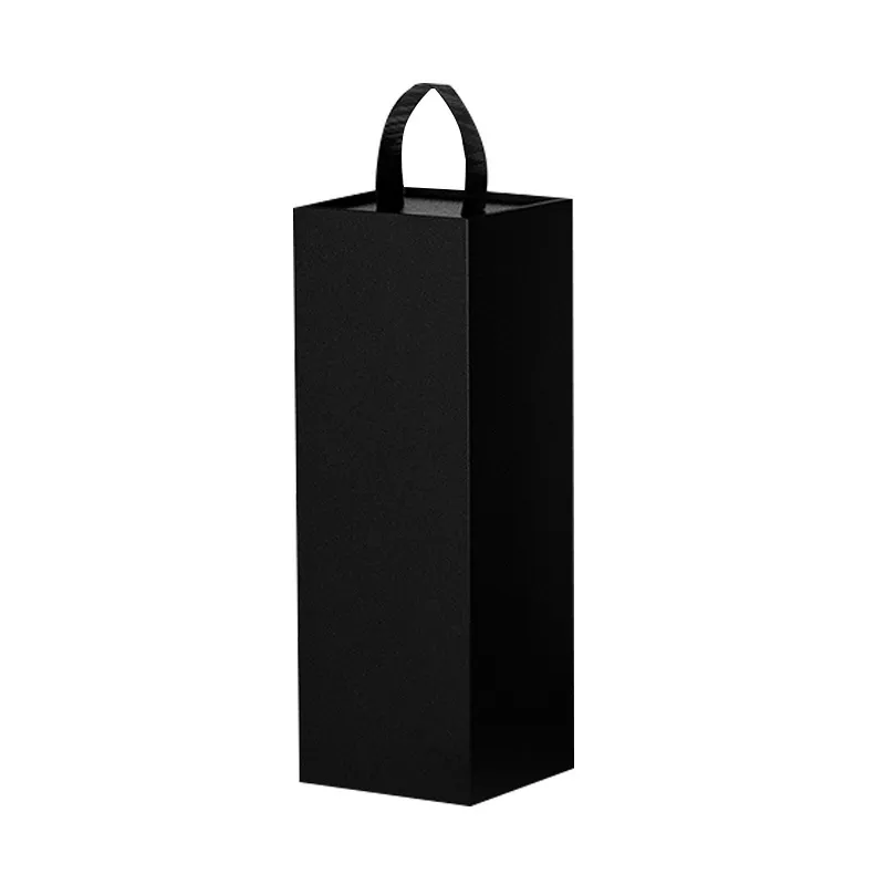 Red Wine Universal Gift Box Packaging Box, One-Piece Folding Box, Hand-Held Box