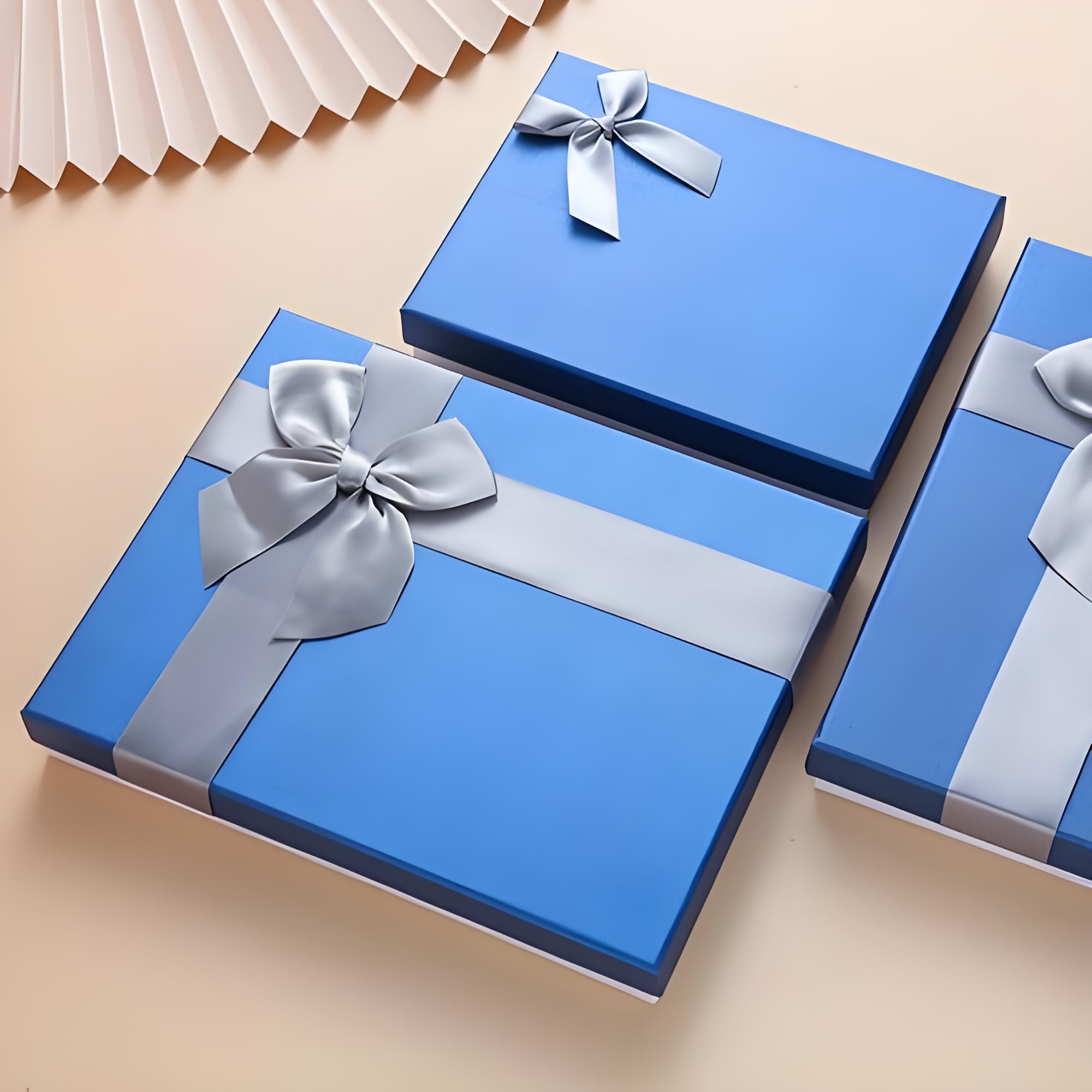 High end gift box with bow