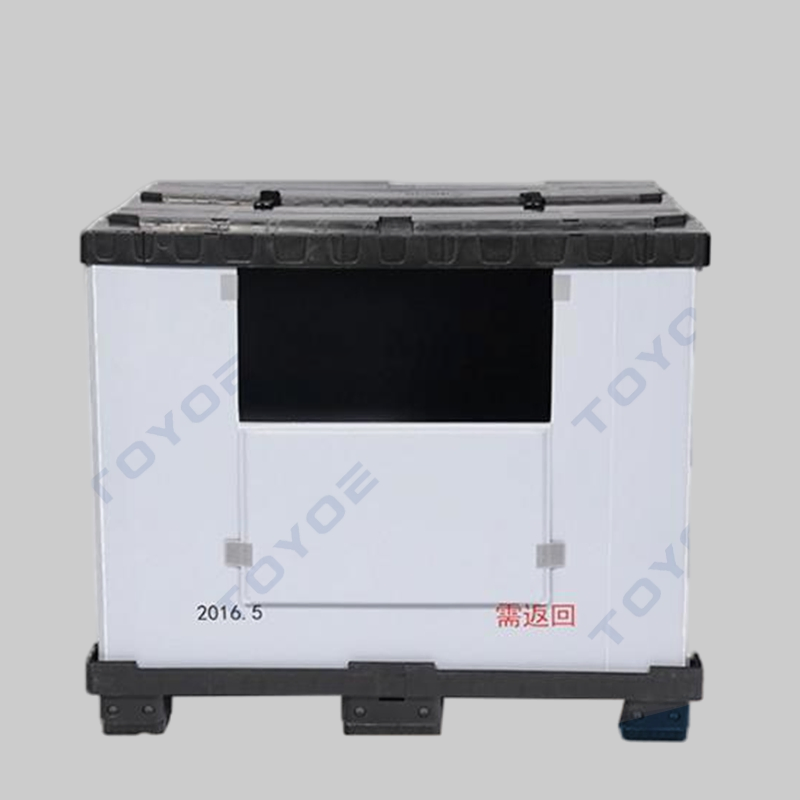 Retail Frozen Euro Pallet Box Plastic Bin Insulated and Defrost Water Collection Reservoir for Packaging and Transportation Solutions for Metal Stamping Parts