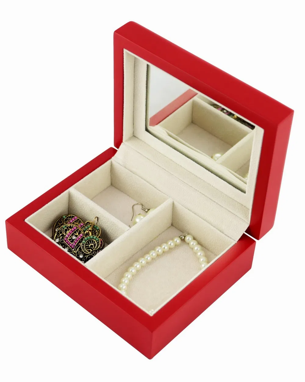 Small Wooden Jewelry Souveneer Ring Earring Gift Packaging Promotional Box for Kids