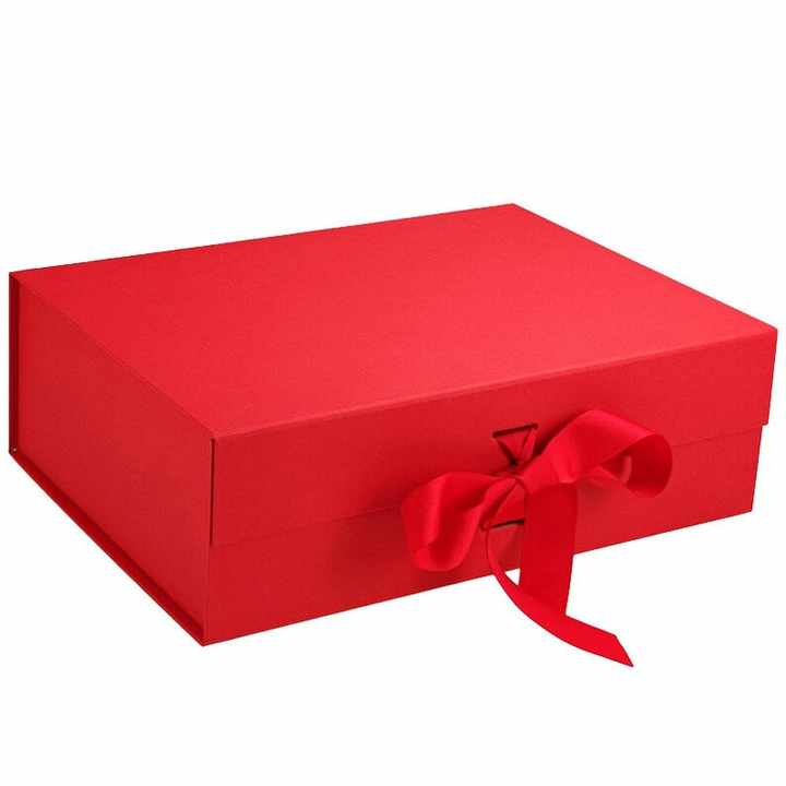 Custom Luxury Black Kraft Paper Folding Shoe Gift Box with Magnetic Closure and Recycled Materials
