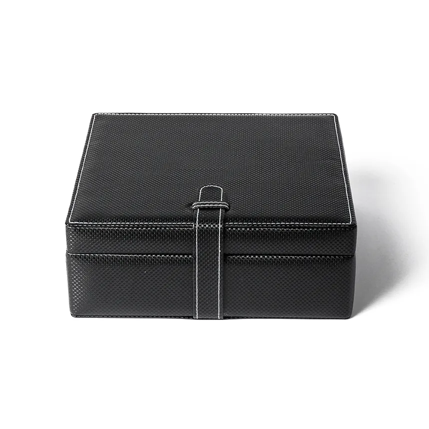 Luxury Box Leather Carrying Case Wine Wood Wine Gift Box