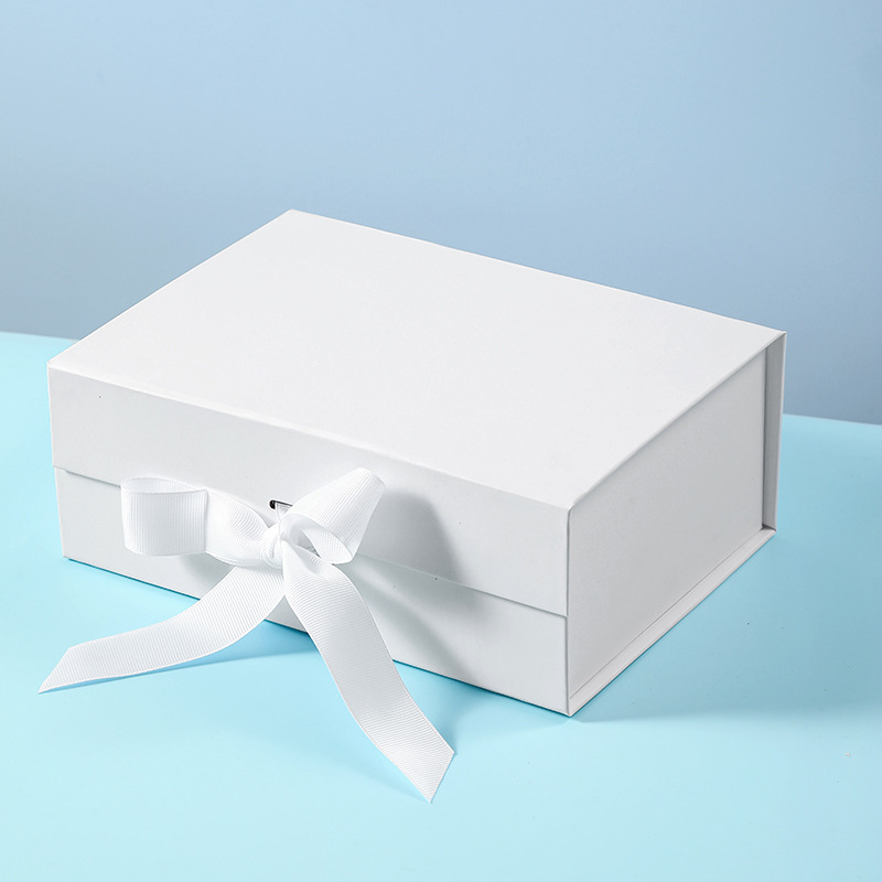 Eco-Friendly Custom Craft Paper Gift Boxes with Lids and Ribbon-Wholesale Fashion Packaging Gift Boxes Pink