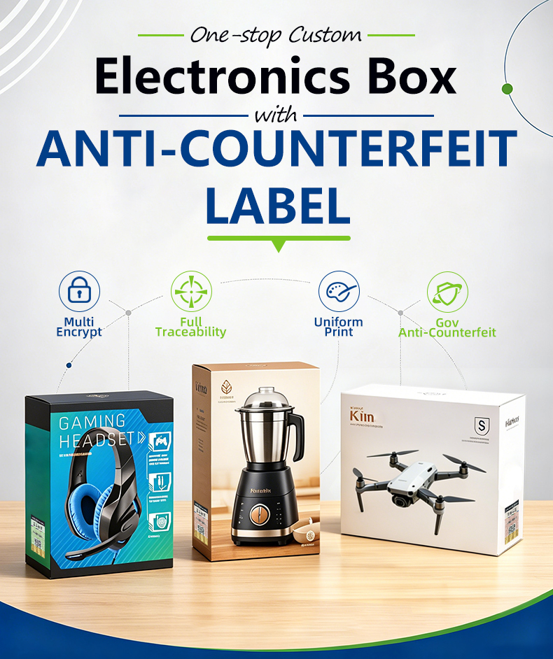 Customized Consumer Electronic Eco Friendly Paper Gift Box with Logo Design for Retail Durable Protection Low Minimum Order