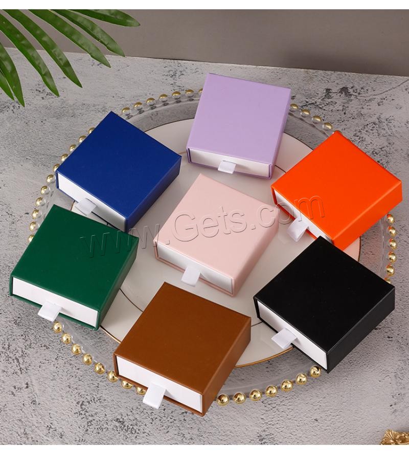 Drawer Jewelry Box Gift Box Paper Dustproof Jewelry Packaging