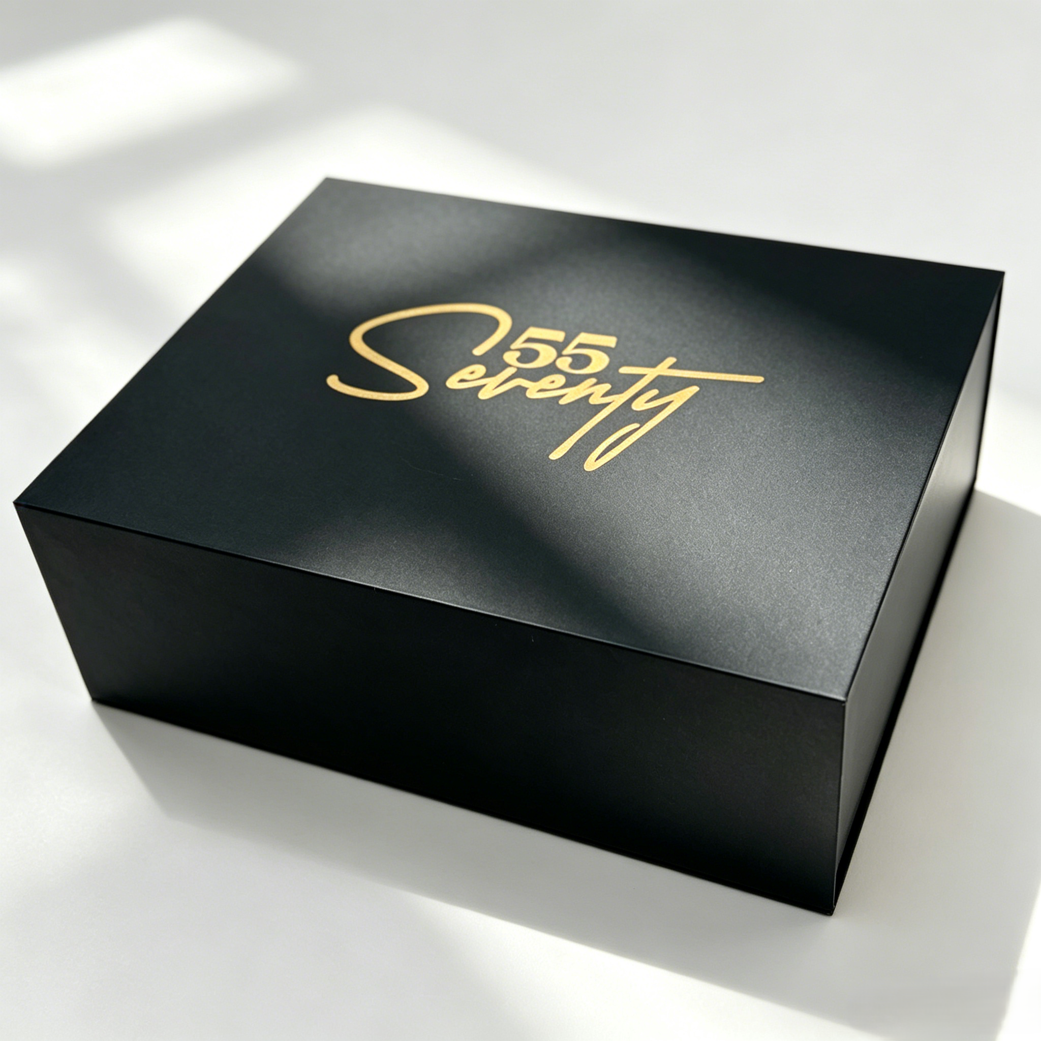 Custom Gold Foil Logo Recyclable Grey Board Rigid Magnet Box Packaging Luxury Book Shaped Magnetic Gift Box with Magnetic Lid
