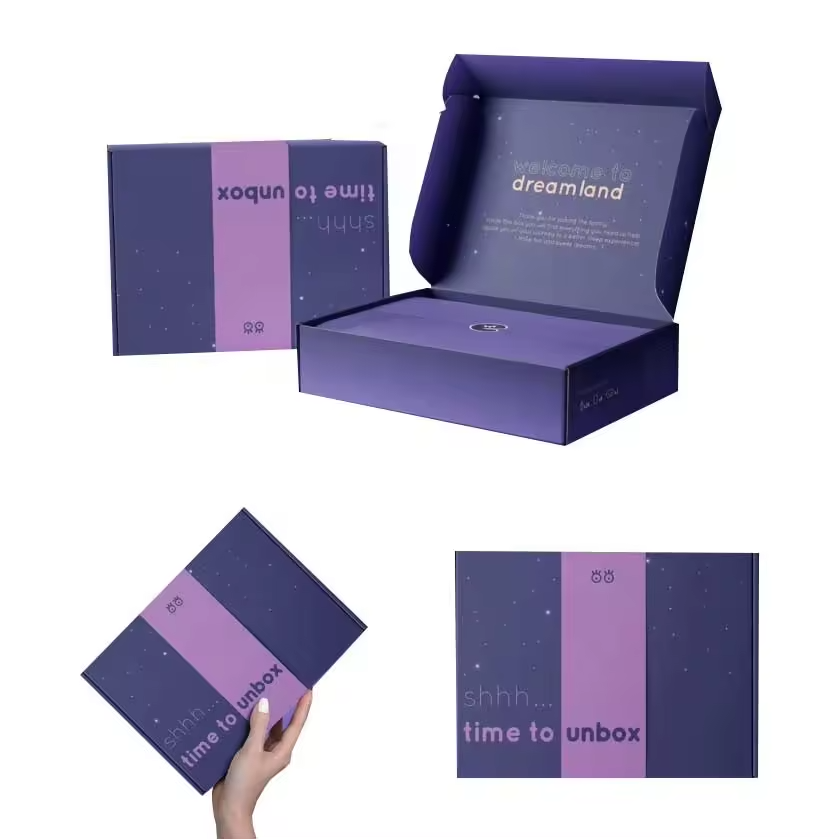 High Quality Best Price Recyclable Luxury Exquisite Corrugated Paper Gift Shipping Box with Custom Logo