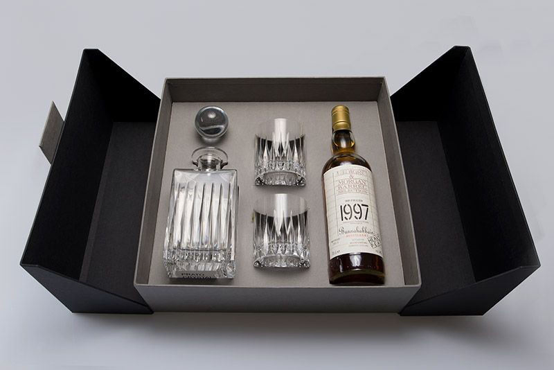 Premium Travel Metal Lock Customized Paper Box for Wine Luxury Customization Wine Packaging Cardboard Gift Box with Handle