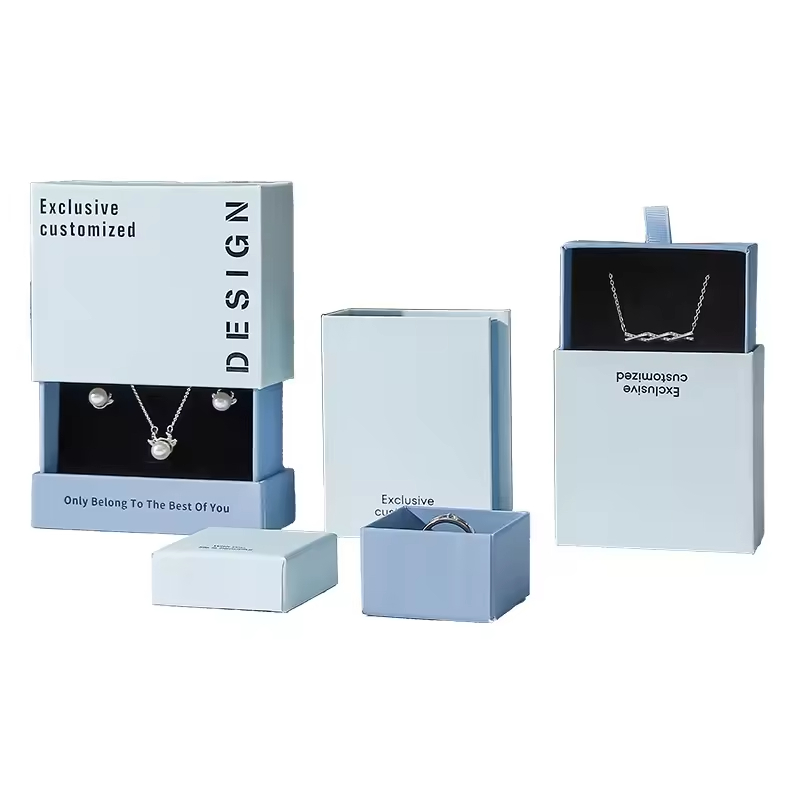 Jewelry Gift Box Jewelry Box Packaging Custom logo Bracelet Necklace Drawer Box