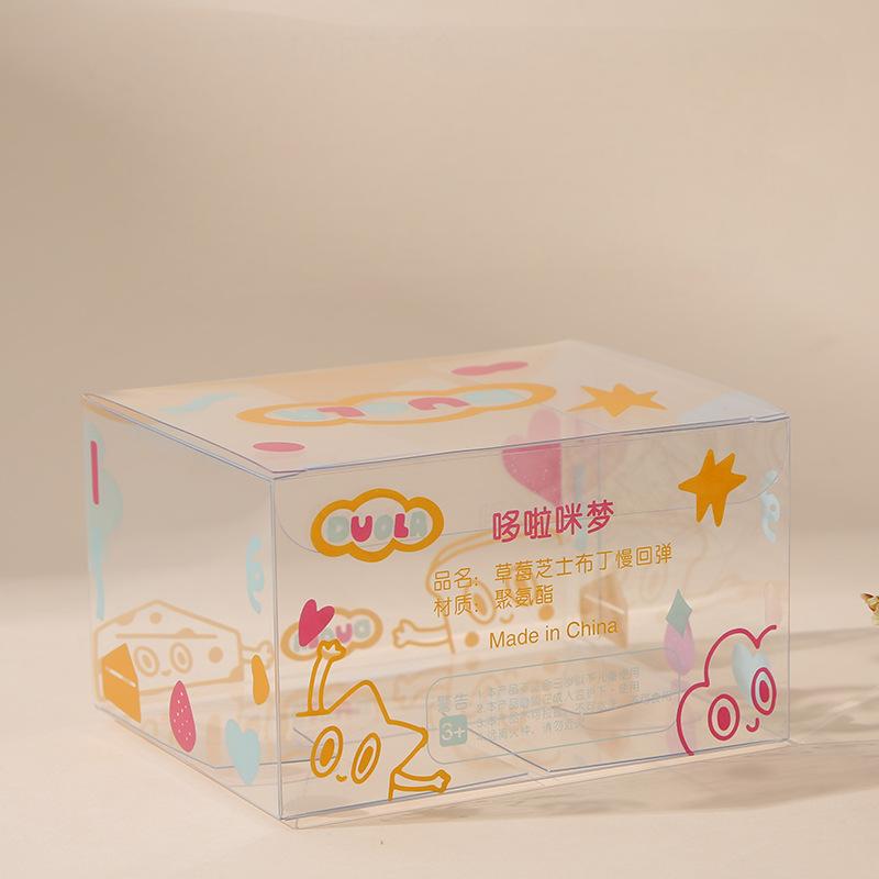 Wholesale Custom Transparent PVC Packaging Boxes Eco-Friendly Multi-Size Plastic Gift Boxes for Food